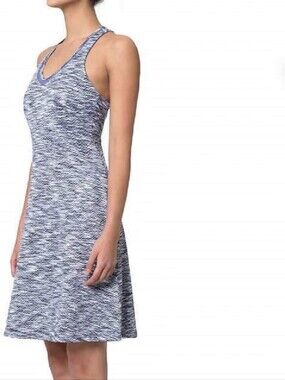 MPG Mondetta Performance Gear Purple Active Travel Dress Built-In Bra